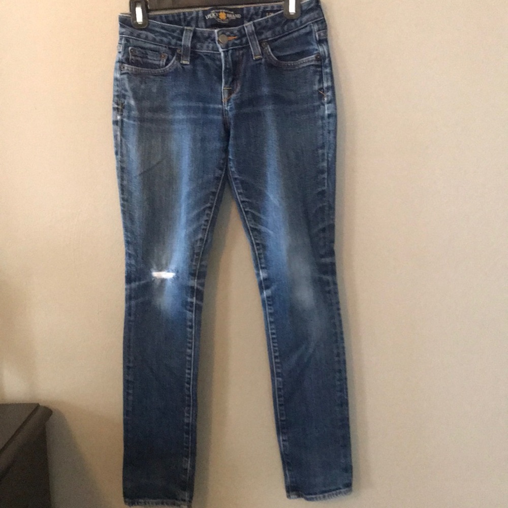 Lucky Brand Lola Skinny Jeans 25/sz0  used